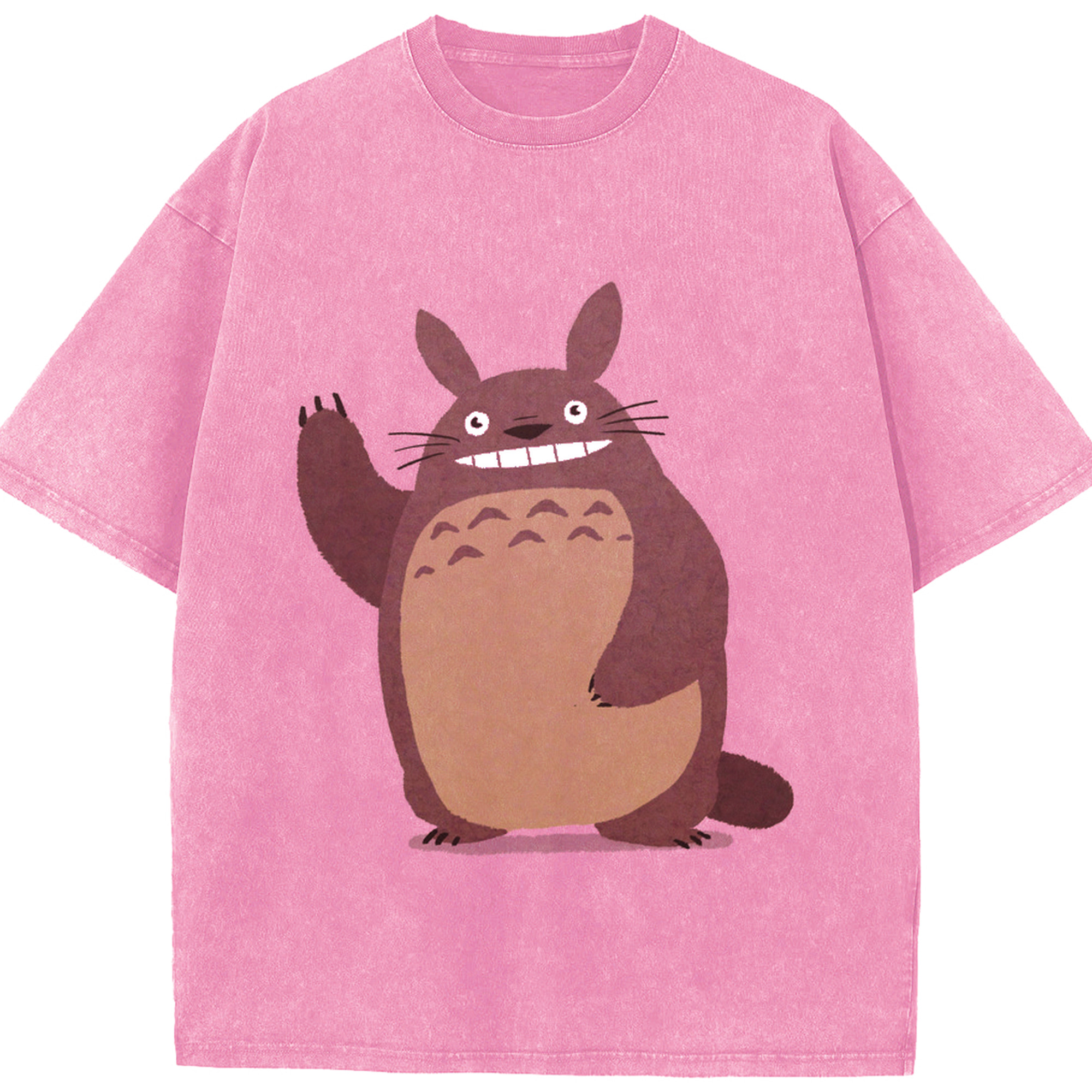 （画像用） となりのトトロ 草壁メイ 草壁サツキ My Neighbor Totoro Satsuki Kusakabe Mei Kusakabe 綿100% ヴィンテージ風 半袖Tシャツ（フロントプリント）